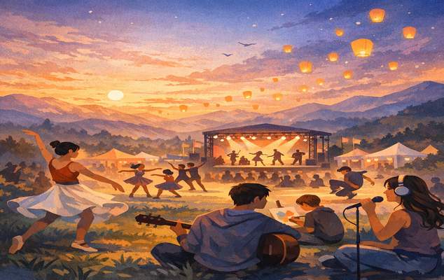 평창 드림 페스티벌에서 350명의 젊은 예술가들이 무대의 주인공으로 나서다