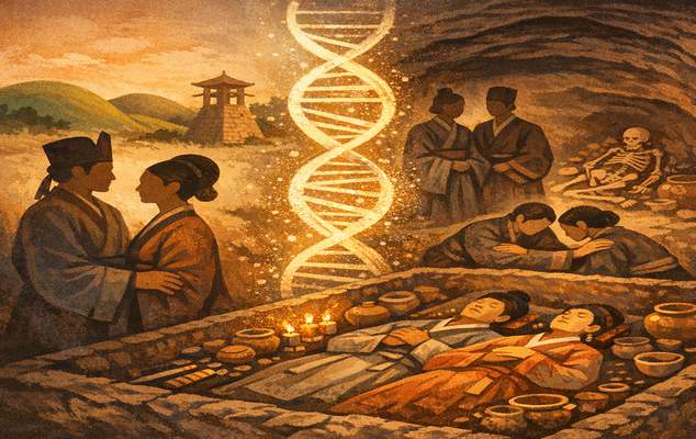 신라 무덤에서 발견된 고대 DNA, 가족 희생과 친족 결혼을 시사하다
