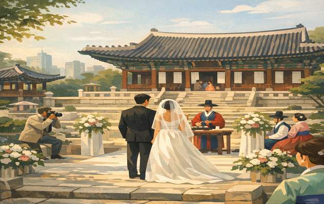 궁중 결혼식을 꿈꾸시나요? 한국, 덕수궁으로 프로그램 확대