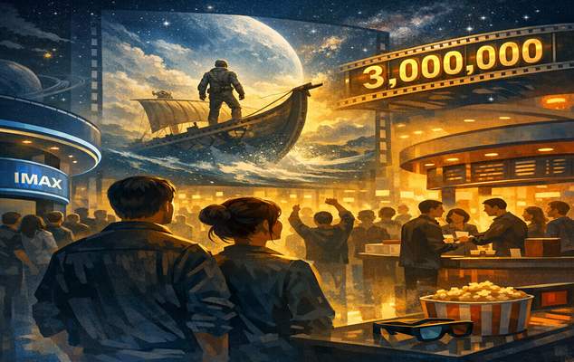 놀란 감독의 영화 《오디세이》, 한국에서 관객 300만 명 돌파… IMAX 상영관 매진