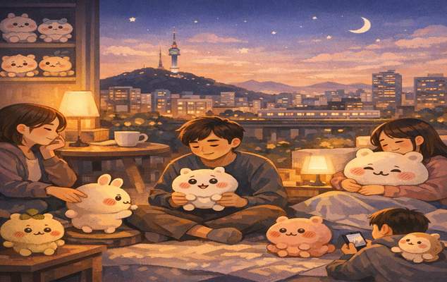 왜 서울 시민들이 ‘치카와’를 보기 위해 줄을 서는가: 한국의 젊은이들에게 위안을 주는 아기자기한 캐릭터들