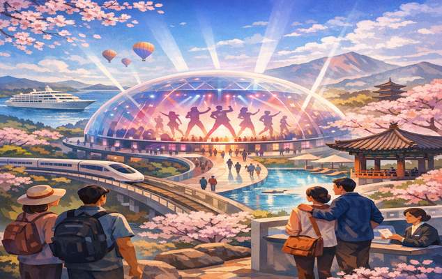 한국, 관광객 유치 목표 4,000만 명으로 상향… K-팝 돔 건립 및 비자 제도 개편 추진