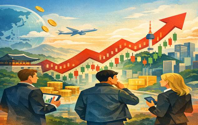 코스피 급등에 따라 서울, 외국인 투자자에게 한국 ETF 개방 계획